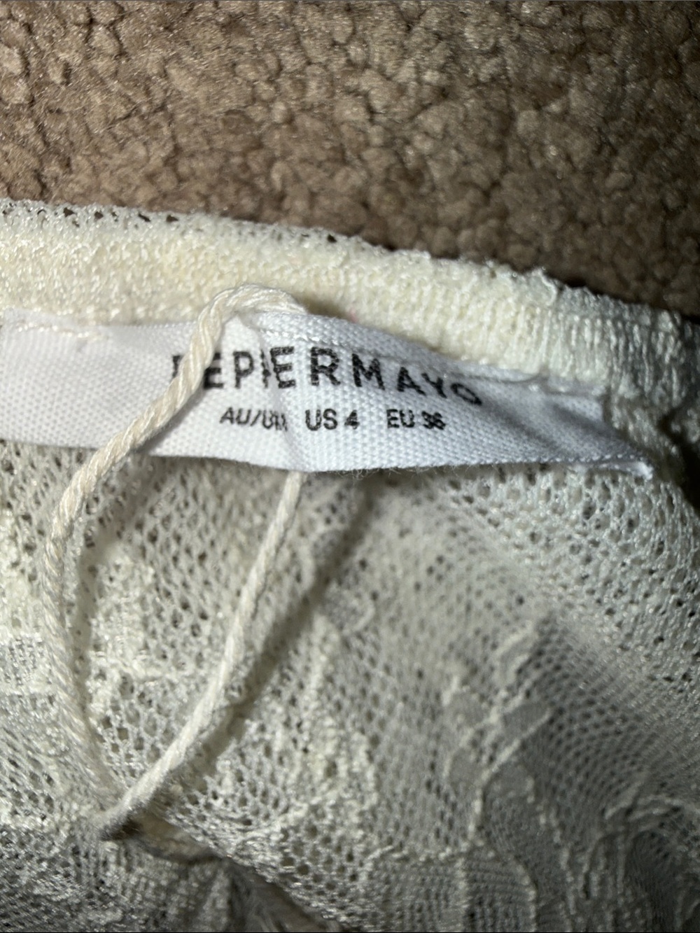 Peppermayo Duet Lace Maxi Skirt - Ivory - Picture 3 of 6